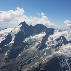 Flugwegposition um 12:29:58: Aufgenommen in der Nähe von Gemeinde Heiligenblut, 9844, Österreich in 3455 Meter